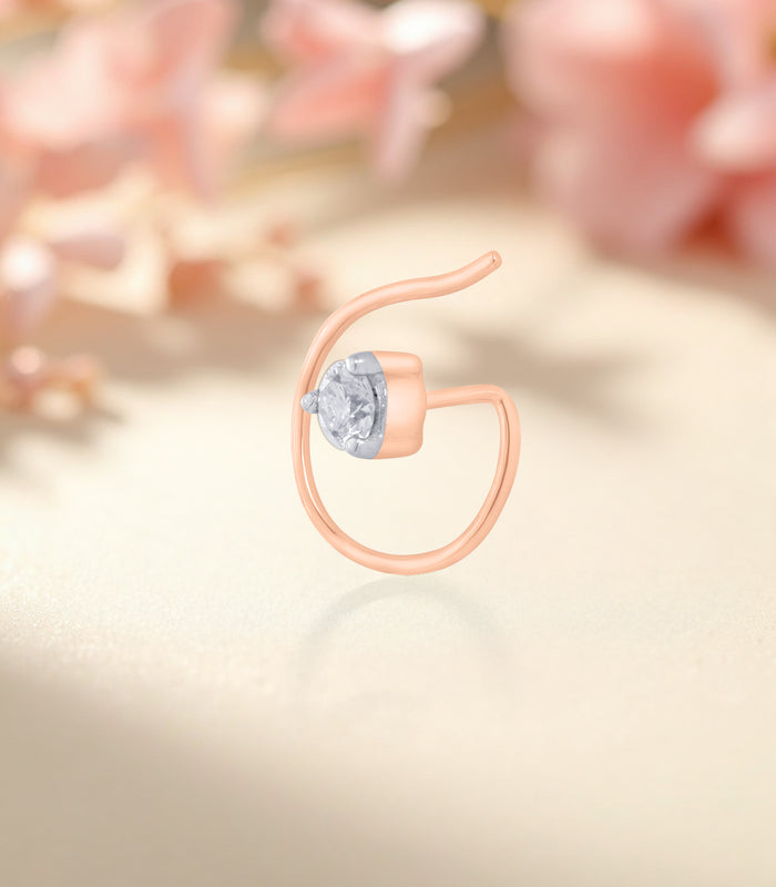 Diamond Single Orb Nosepin (Pierced)