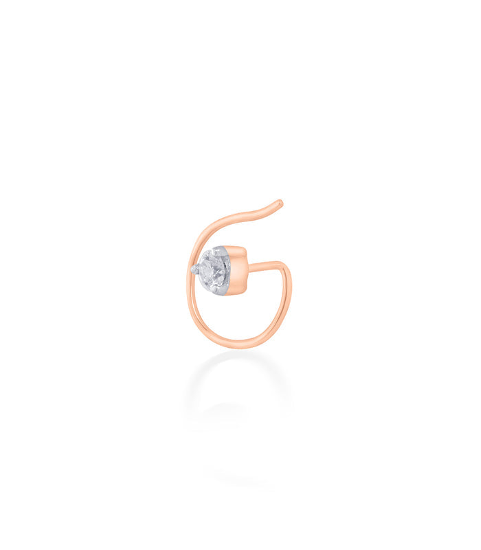 Diamond Single Orb Nosepin (Pierced)