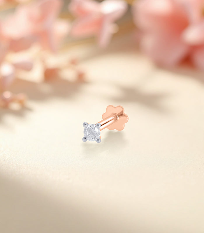 Diamond Singleton Nosepin (Screw)