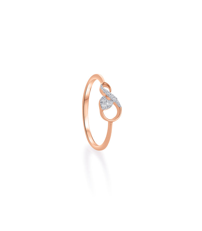 Diamond Stunning Swirl Ring
