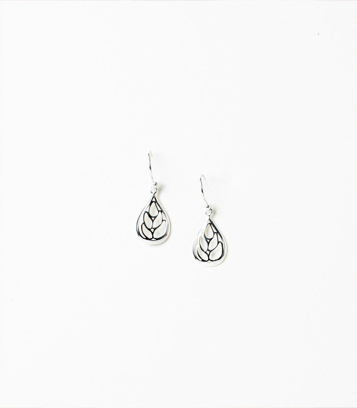 Divine Drops Earrings (Silver)