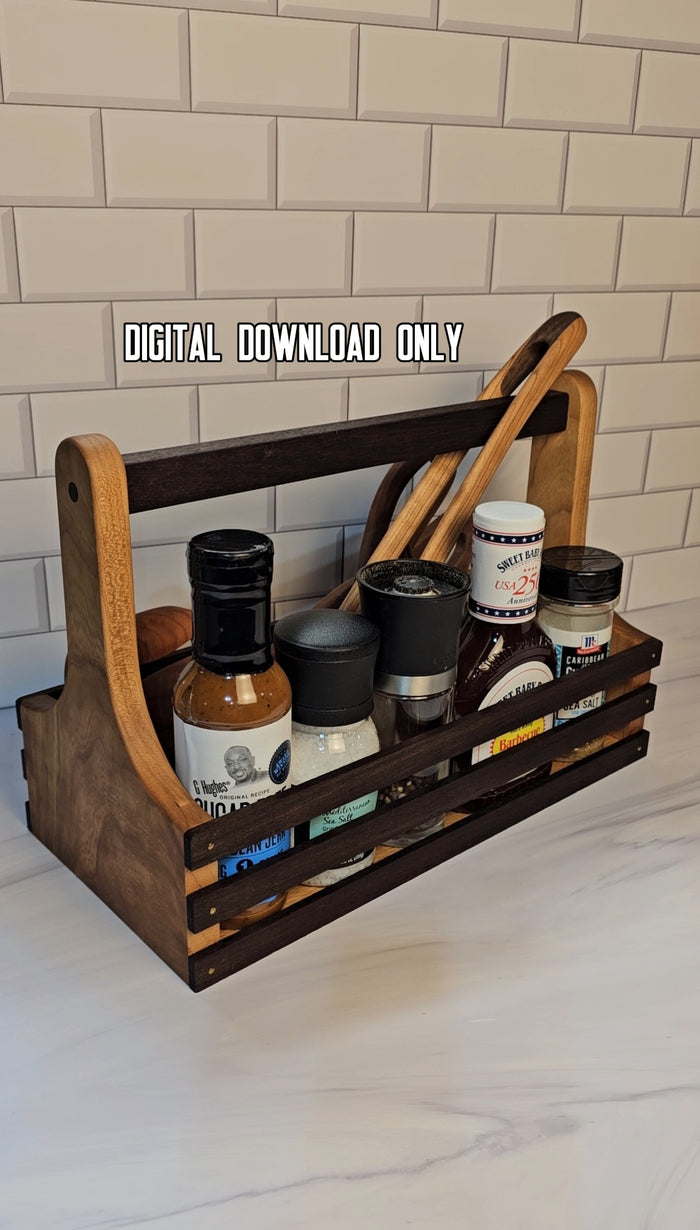 DIY BBQ Woodworking Plans Bundle – 5 Printable Templates & Project Guides – finished wood project photo