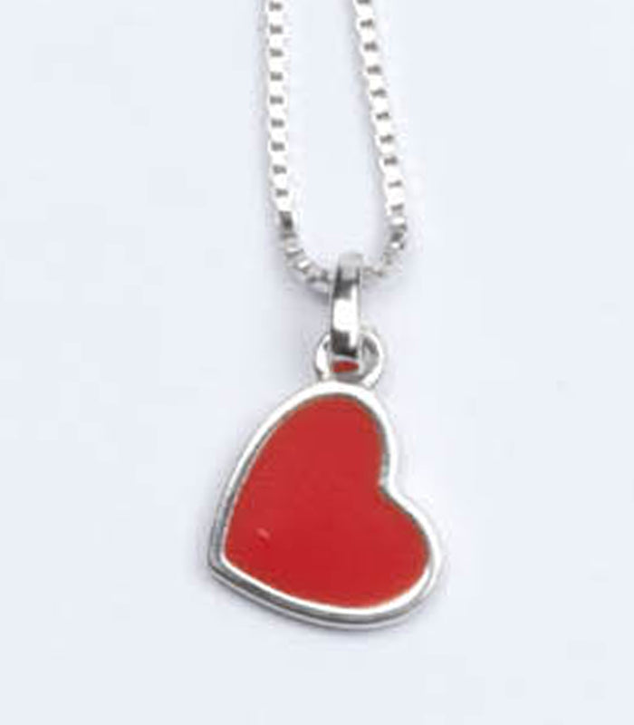 Dual Heart Necklace (Silver)
