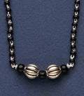 Dual Orb Mangalsutra (Silver)