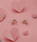 Dual Pearl Earrings (Silver)