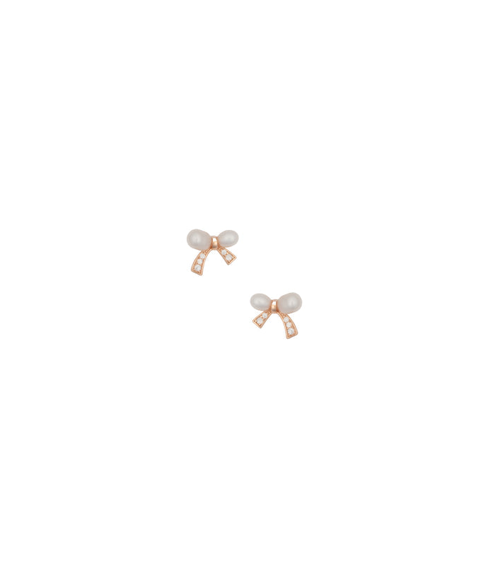 Dual Pearl Earrings (Silver)