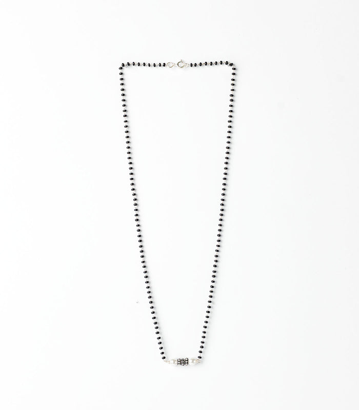 Dual Pearl Mangalsutra (Silver)