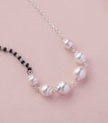 Dual Style Six Pearl Mangalsutra (Silver)