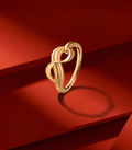 Elegant Infinity Gold Finger Ring