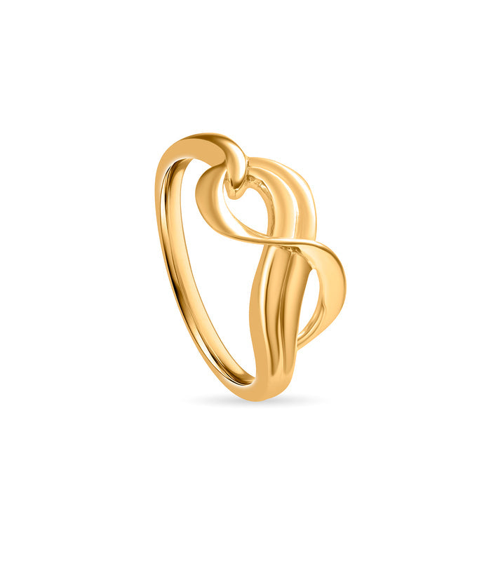 Elegant Infinity Gold Finger Ring