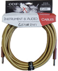 EXTREME SFJJ005/5M CAVO AUDIO JACK DRITTO COTONATO BEIGE OD8 SERIE CUSTOM PER STRUMENTI LIVE STUDIO 5 METRI - TechSoundSystem.com