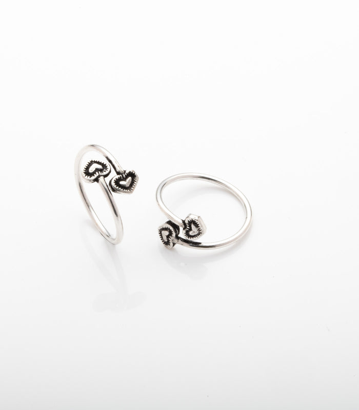 Fancy Toe Rings (Silver)