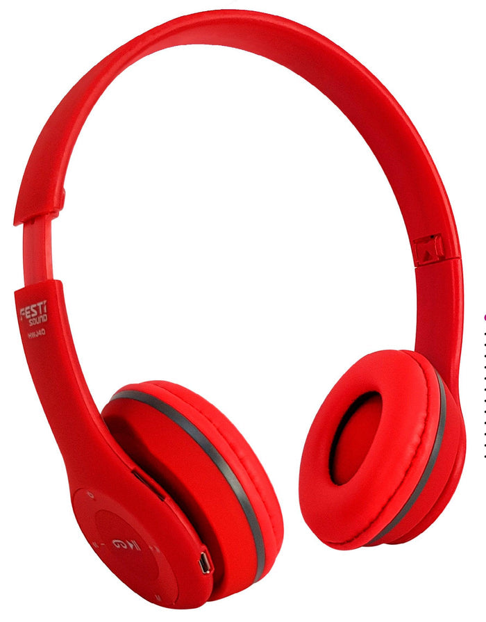FESTI SOUND HWJ 40R Cuffia bluetooth 5.0 - TechSoundSystem.com