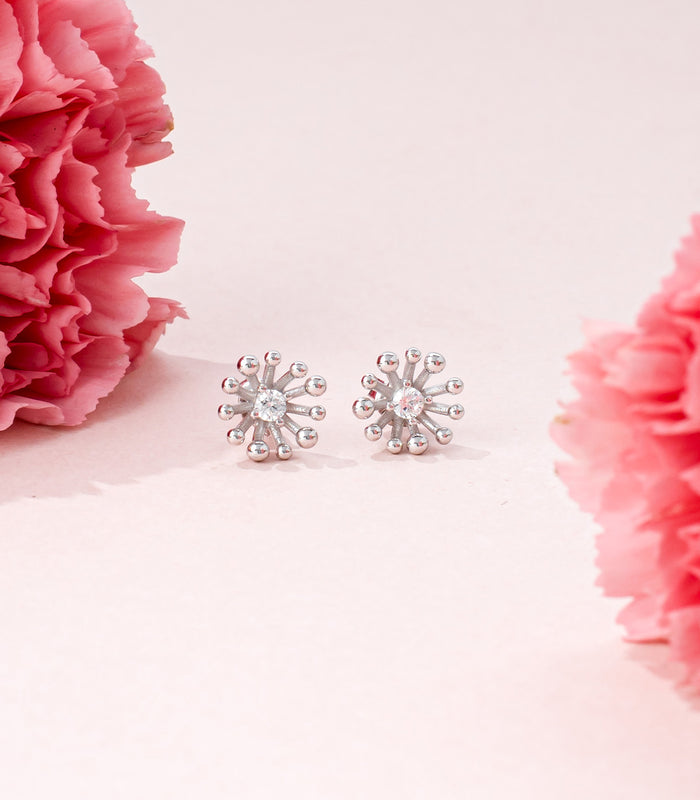 Floral Charm Tops (Silver)
