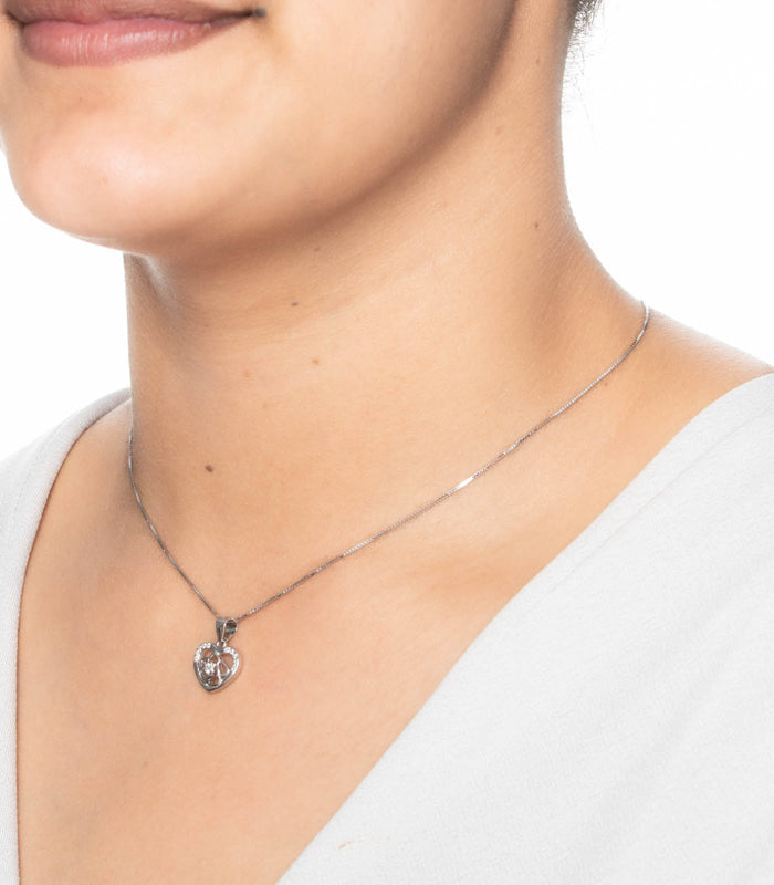 Floral Heart Necklace
