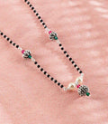 Floral Orb Mangalsutra (Silver)