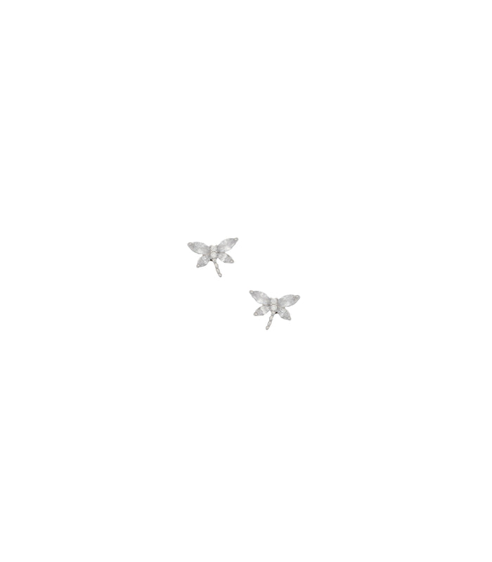 Four Petals Earrings (Silver)