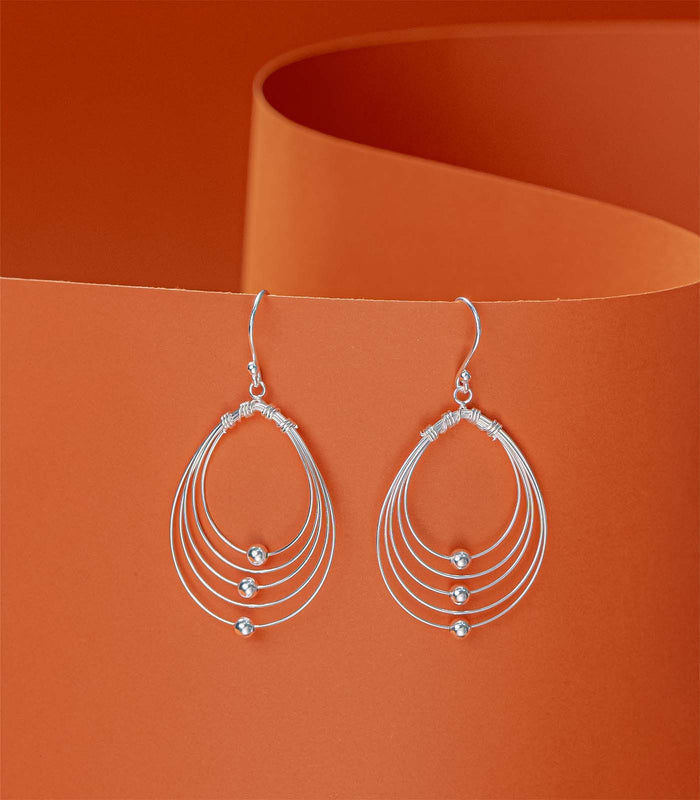 Galaxy and Beyond Earrings (Silver)
