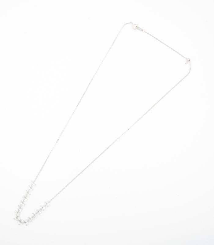 Garland Of Leaves Necklace (Silver)