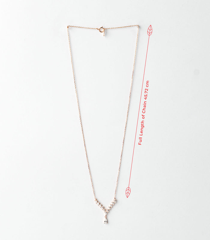 Garland Of Stones Necklace (Silver)