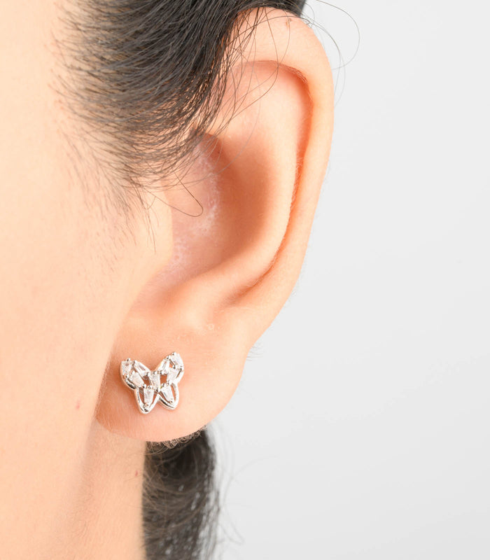Geometric Butterfly Tops (Silver)