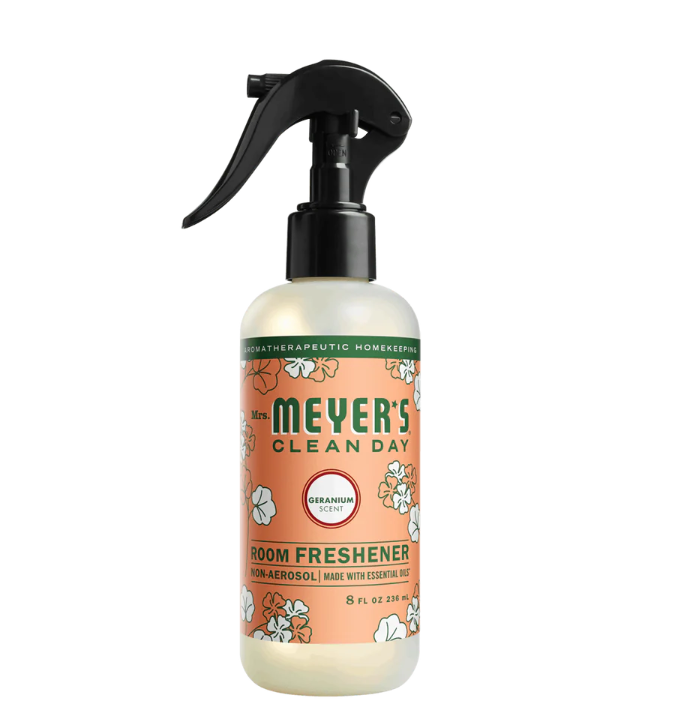 Meyer's Clean Day room freshener bottle on a white background