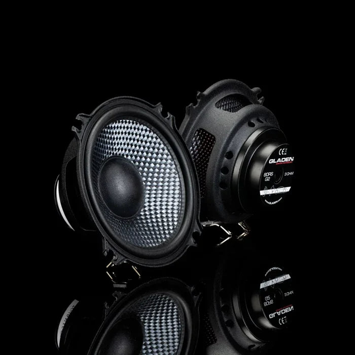 Gladen RS 80 G2 coppia di altoparlanti midrange da 80mm 3 Ohm 60W