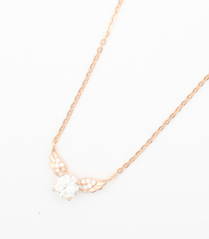 Gold Coloured Flying Sphere Necklace (Silver)