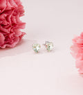 Green Crystal Tops (Silver)