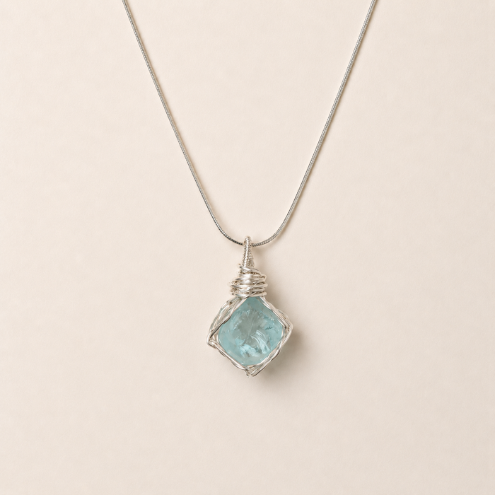 Fluorite Ghosting handmade necklace by OddJoy