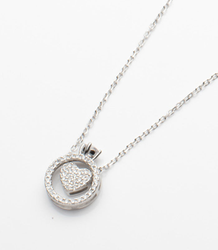 Heart Necklace (Silver)