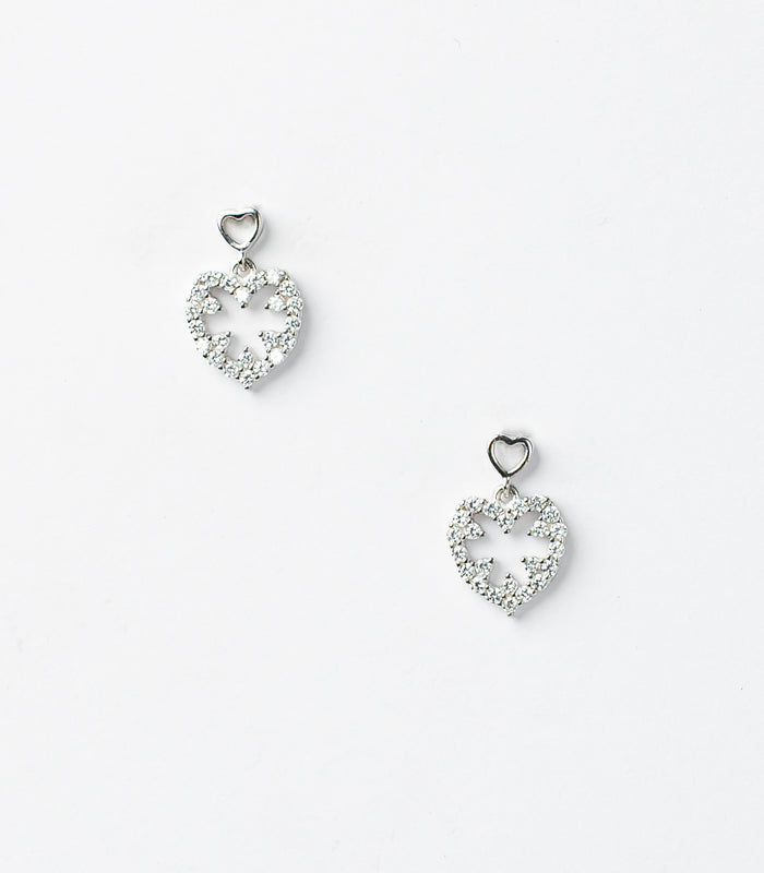 Heart Shaped Tops (Silver)