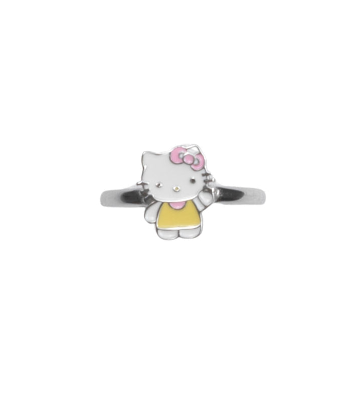 Hello Kitty Finger Ring (Silver)