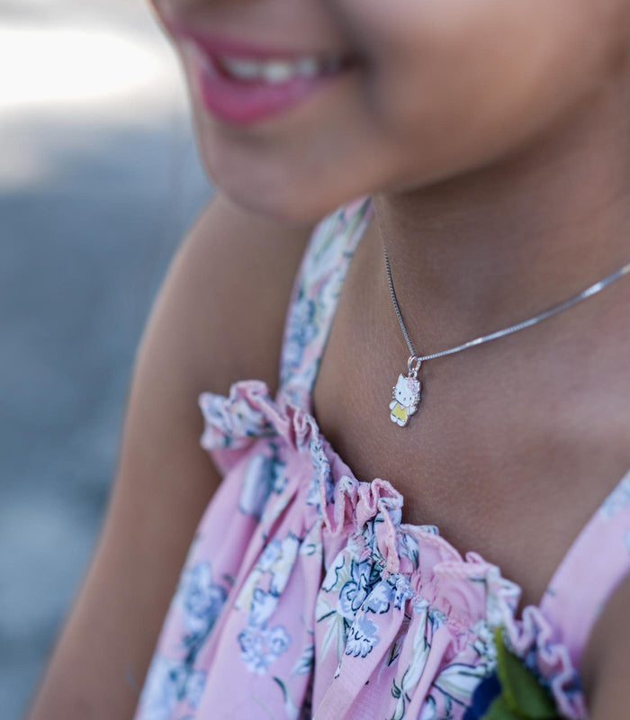 Hello Kitty Necklace (Silver)