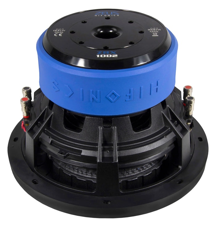 Hifonics ZRX-10D2 subwoofer da 250mm 2+2 Ohms 1600W