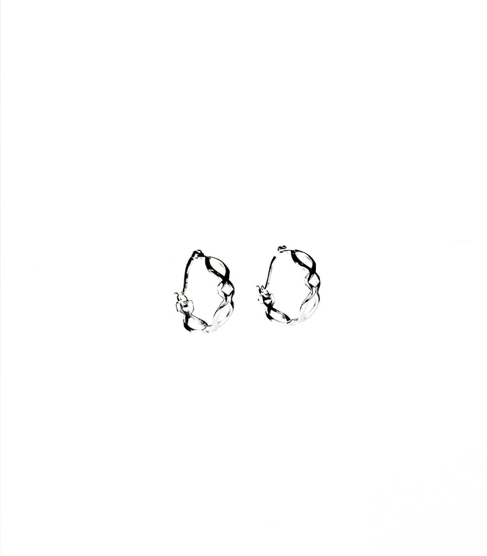 Infinite Classic Hoops Earrings (Silver)