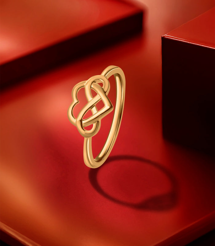 Infinite Love Gold Finger Ring