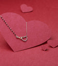 Infinity Heart Mangalsutra (Silver)