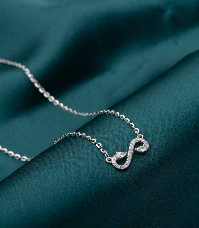 Infinity Necklace (Silver)