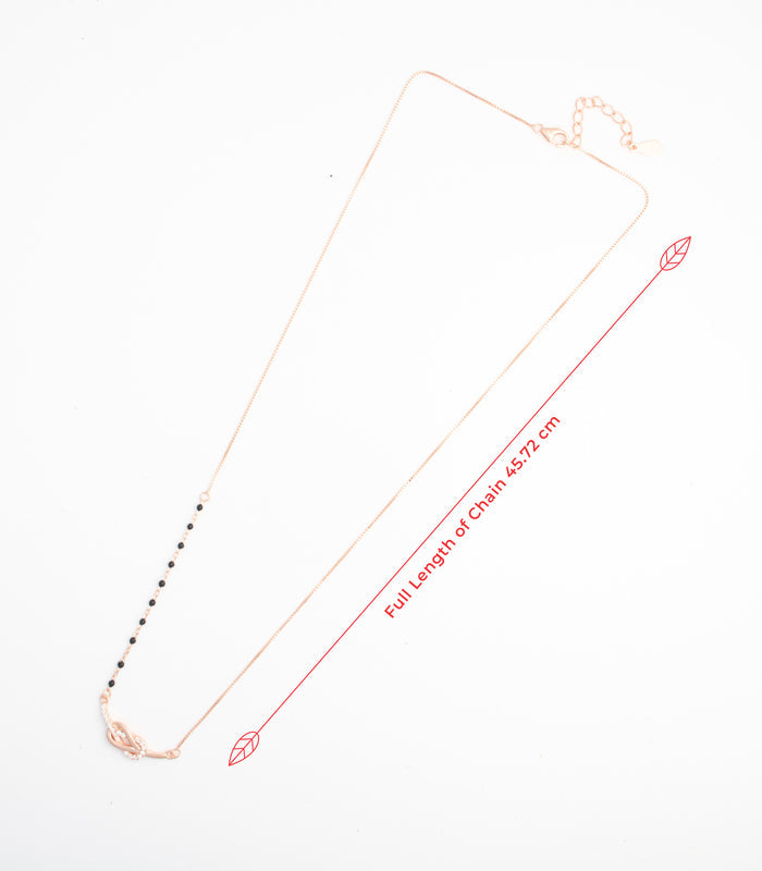 Infinity Stone Mangalsutra (Silver)