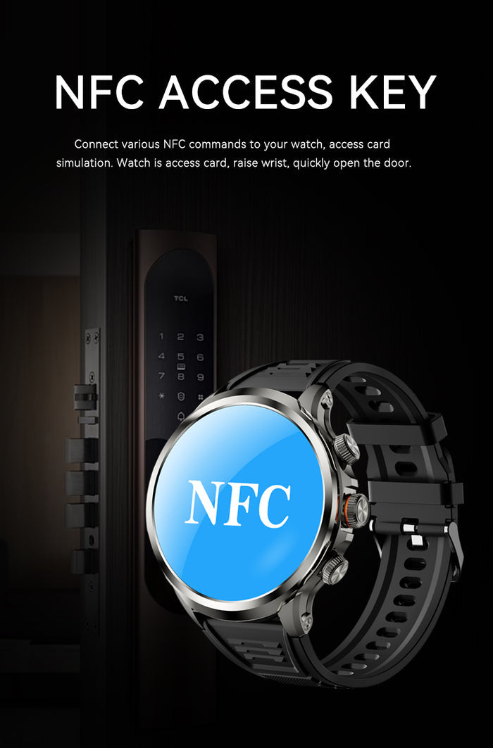 J18 Smart Watch – SIM Card Support, Heart Rate, SpO2 & Sleep Monitor, TikTok Compatible, 7-Day Battery