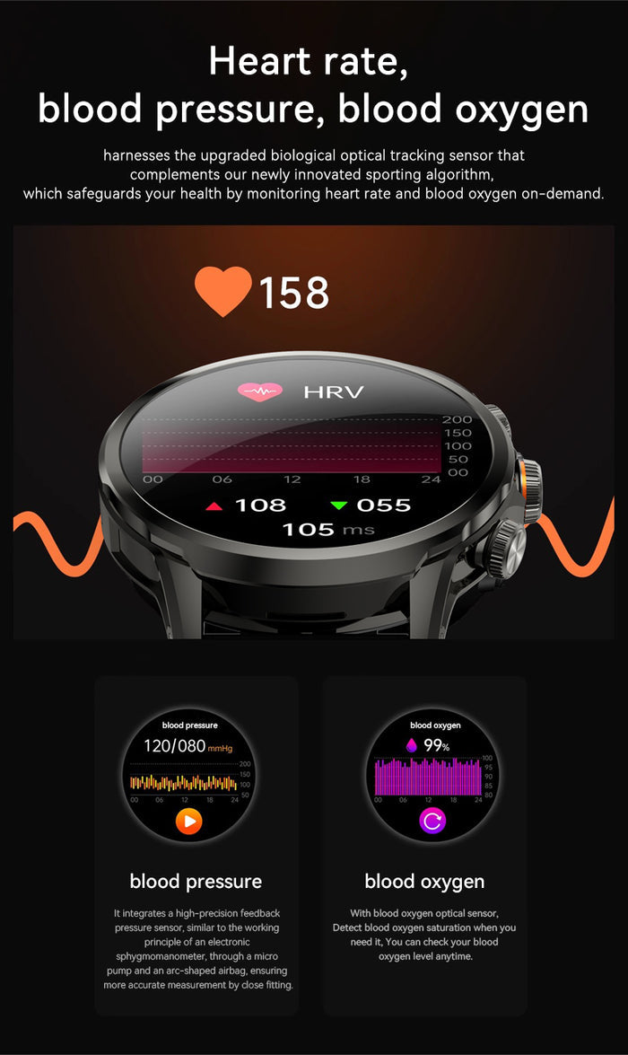 J18 Smart Watch – SIM Card Support, Heart Rate, SpO2 & Sleep Monitor, TikTok Compatible, 7-Day Battery