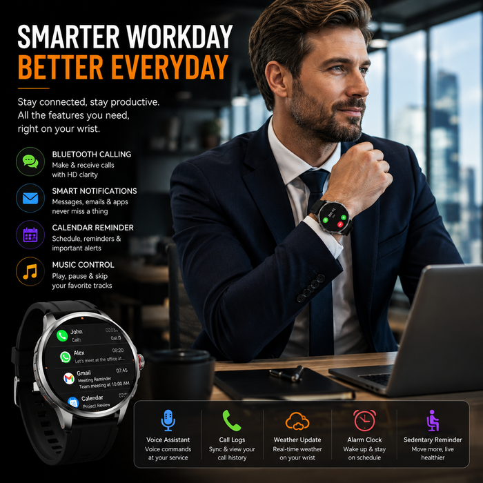 J97 4G LTE Smartwatch – Dual OS, AMOLED Display & GPS