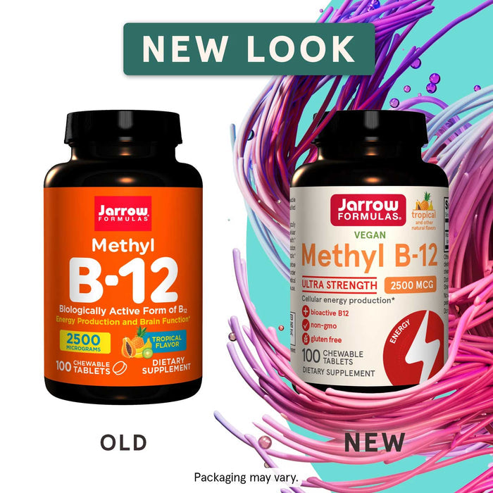 Jarrow Formulas Methyl B12 2500 mcg New Look