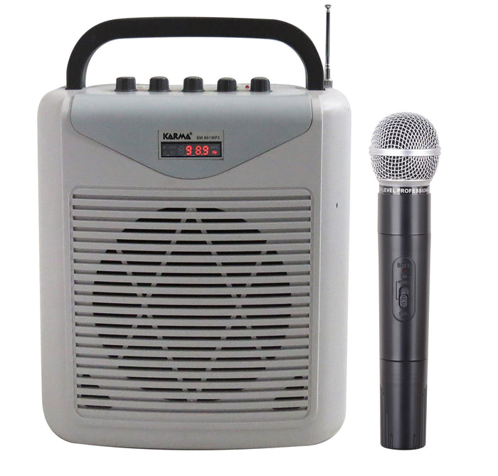 KARMA BM 861MP3 Diffusore amplificato con radiomicrofono - TechSoundSystem.com
