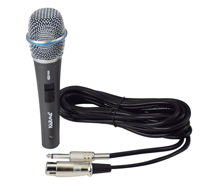 KARMA DM 789 Microfono dinamico professionale - TechSoundSystem.com