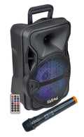 KARMA PSB 8 Diffusore amplificato con radiomicrofono 300W PMPO - TechSoundSystem.com