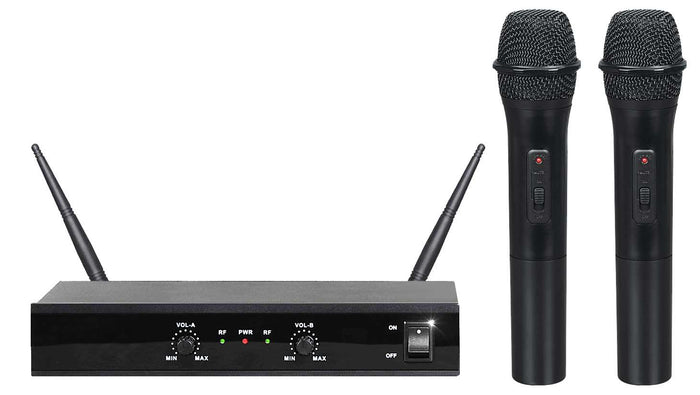 KARMA SET 5002 Doppio radiomicrofono palmare UHF - TechSoundSystem.com