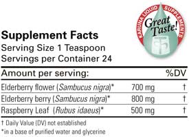 Karuna Health Elderberry Extract Ingredients