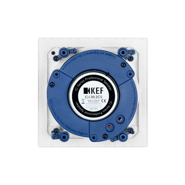 KEF Ci130.2CS Diffusore da incasso quadrato 2 vie Uni-Q Tecnologia TANGERINE - TechSoundSystem.com